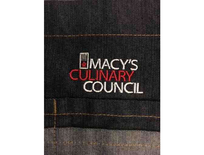 Reprime Artisan Cooking Apron in Indigo Denim with Macy's Culinary Council Logo