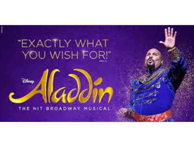 A Certificate for 2 Tickets to a Performance of Disney's Aladdin, the Hit Broadway Musical