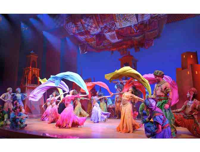 A Certificate for 2 Tickets to a Performance of Disney's Aladdin, the Hit Broadway Musical