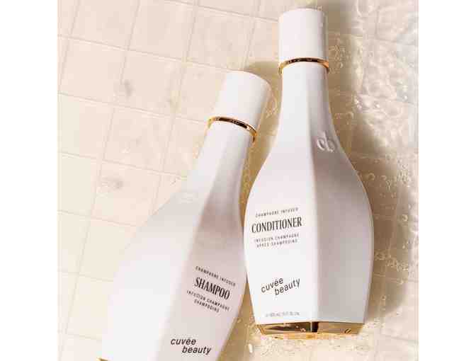 Champagne-Infused Shampoo and Conditioner Duo by Cuvee Beauty