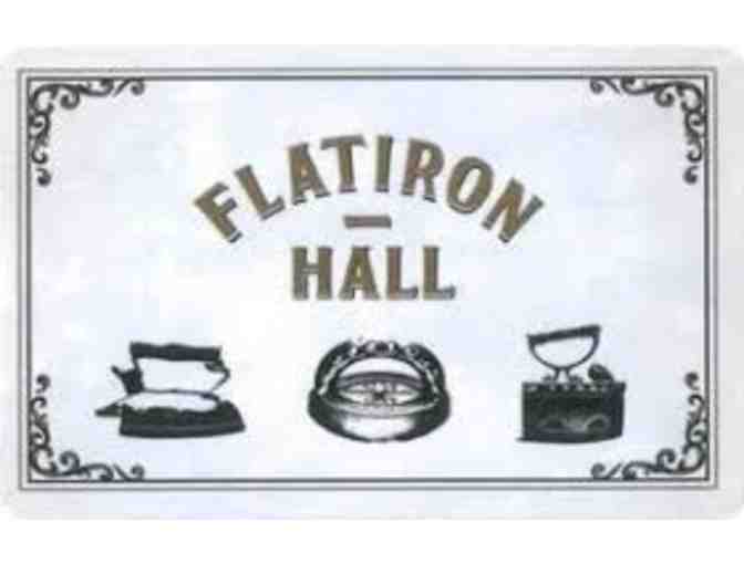 $100 Gift Certificate to Flatiron Hall, Restaurant and Beer Cellar