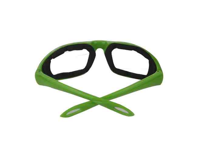 One Pair Onion Goggles Eye Glasses in Green/Black - Tears-Free Protection