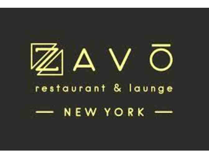 3 Certificates for Complimentary Drink, Appetizer & Dessert at ZAVO Restaurant & Lounge