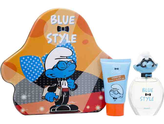 The Smurfs 'Brainy' Blue Style Gift Set for Kids in Collectible Tin