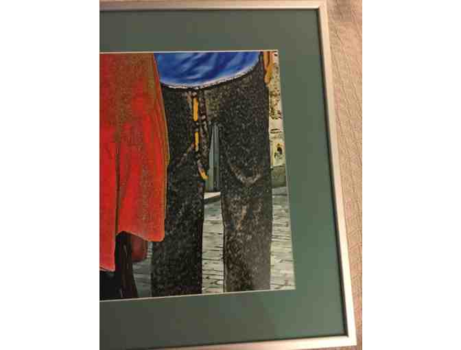 Limited Edition giclee Archival Print of Herb Rigberg's Original Digital Art Nicely Framed