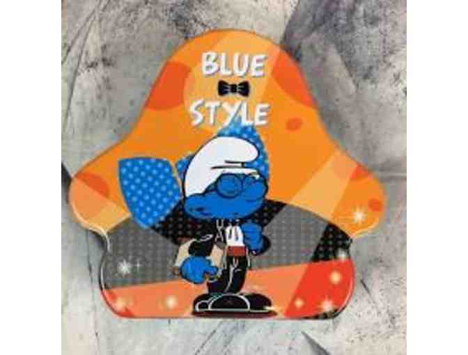 The Smurfs 'Brainy' Blue Style Gift Set for Kids in Collectible Tin