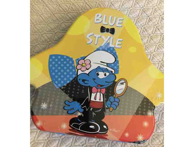 The Smurfs 'Vanity' Blue Style Gift Set for Kids in Collectible Tin