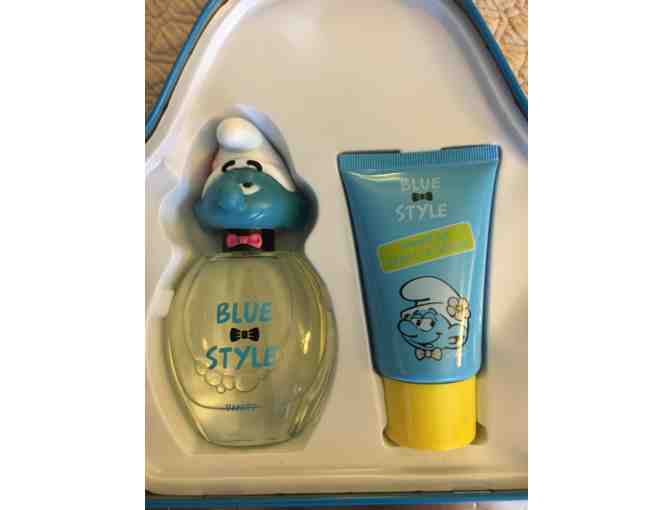The Smurfs 'Vanity' Blue Style Gift Set for Kids in Collectible Tin