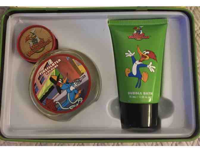 Woody Woodpecker Firefighter Gift Set for Kids in Collectible Tin