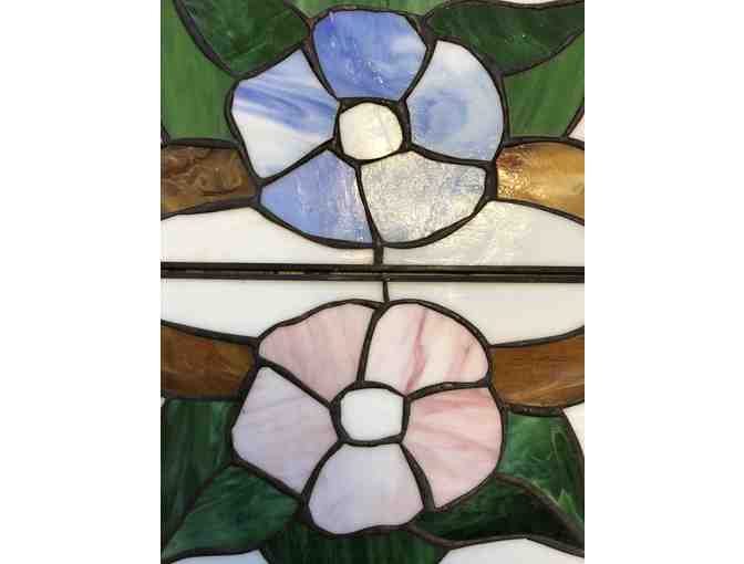 Two Stained Glass Panels