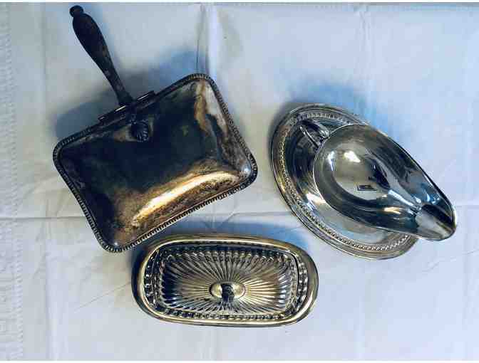 Assorted Silver Plate And/Or Sterling Silver Pieces - Vintage