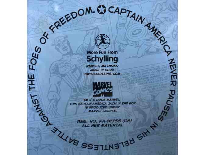 Children's Combo Set - Small Quartz Watch and Captain America Jack-in-the-Box