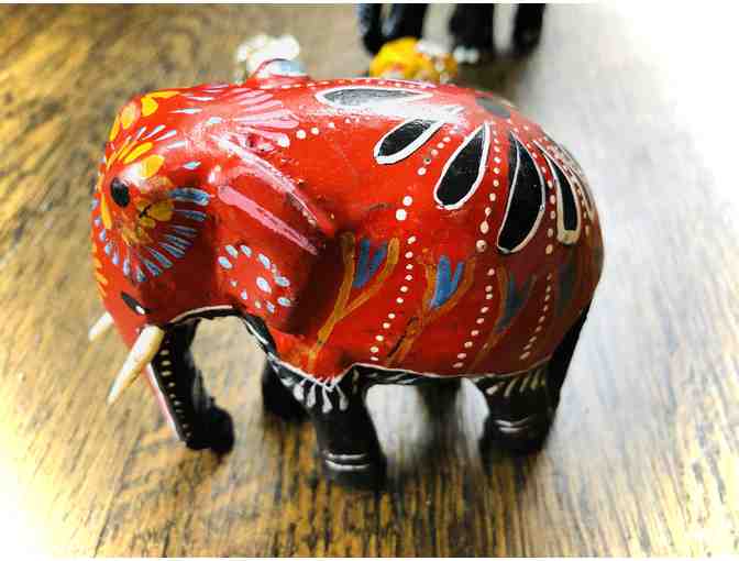 Hand Painted Elephant Collection - Figures and Key Chains
