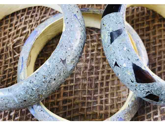 Lacquer Wear/Shell Bangles from Thailand