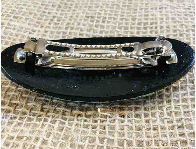 Large Leather Hair Piece - Made from Bali