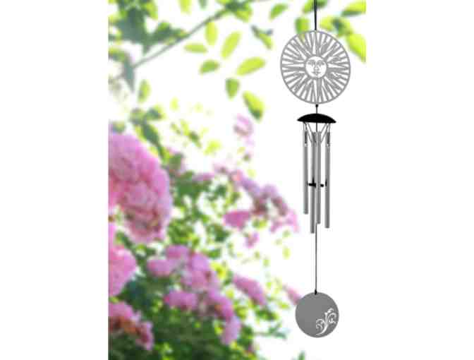 Woodstock Flourish Chime in Sun with Candle