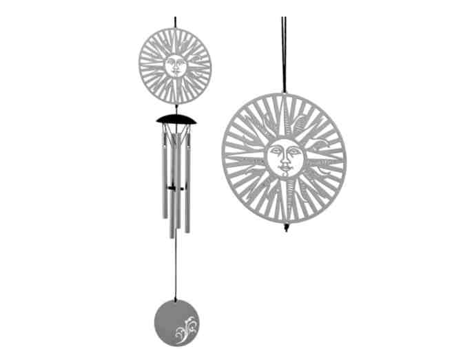 Woodstock Flourish Chime in Sun with Candle