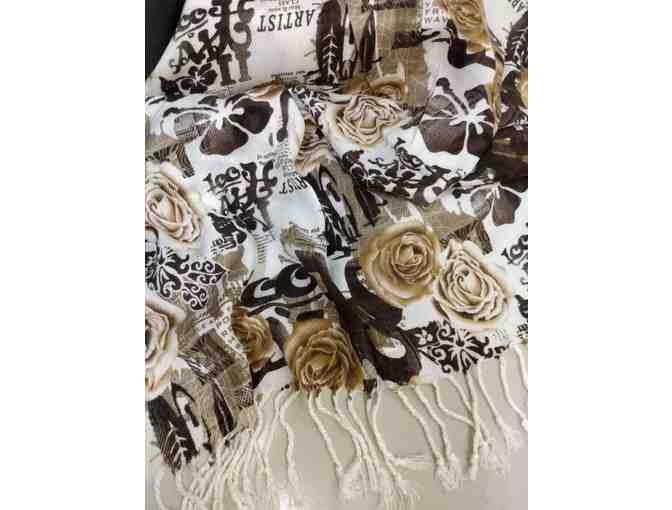 Mondani NY Handbag with Pashmina Scarf