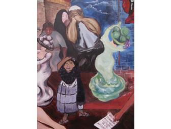 Original Painting In Style of Mexican Muralists