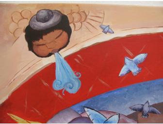 Original Painting In Style of Mexican Muralists