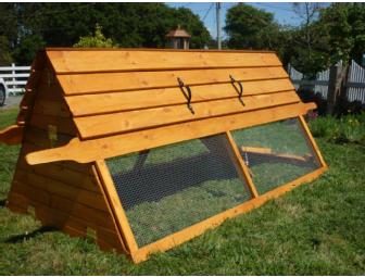 Hand-Crafted A-Frame Portable Chicken Ark & Run