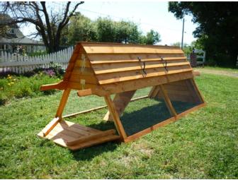 Hand-Crafted A-Frame Portable Chicken Ark & Run