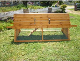 Hand-Crafted A-Frame Portable Chicken Ark & Run