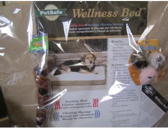 Pampered Pooch Gift basket with Petsafe Wellness Bed