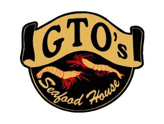 GTO's Seafood and Steakhouse: $50 Gift Certificate