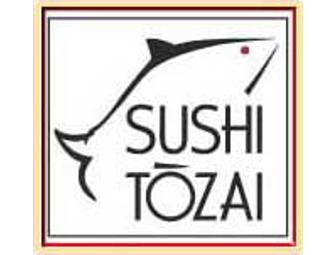 Sushi Tozai: A Local Favorite! $50 Gift Certificate