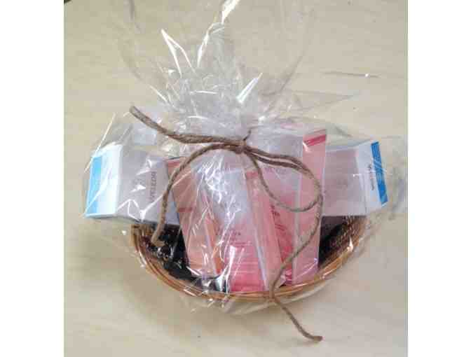 Basket of Weleda Skin Care Products