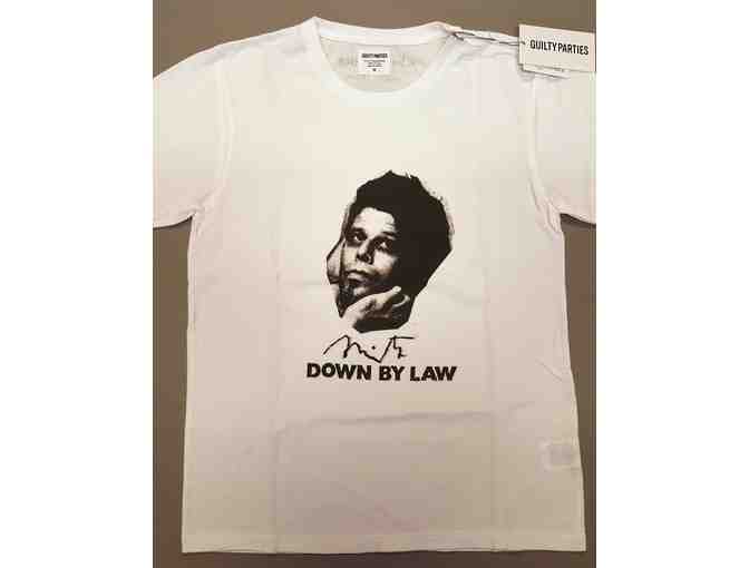 TOM WAITS Autographed Limited Edition DOWN BY LAW T-shirt