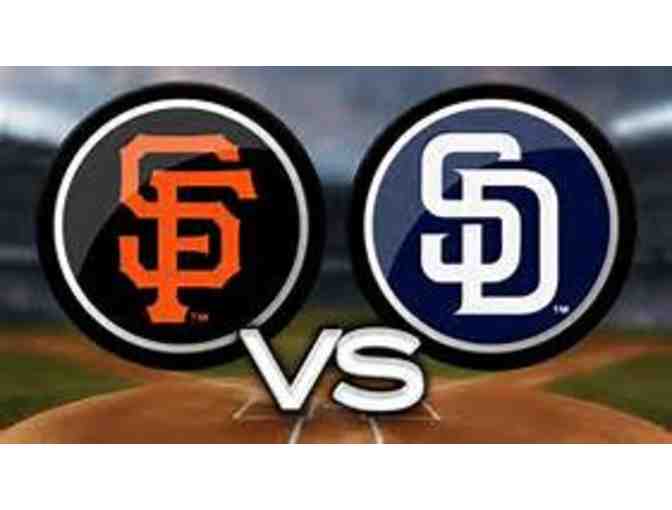 Giants vs. Padres Front Row Seats ~ A Game to Remember!