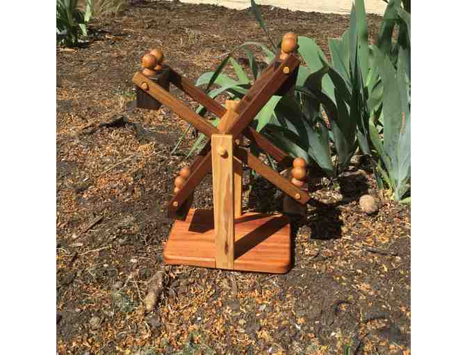 Handmade wooden Ferris Wheel with Peg People made by local artist Blossom Farm Studios
