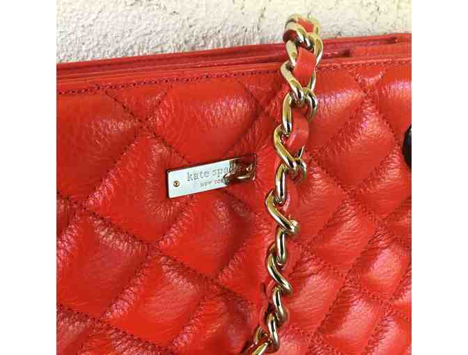 Kate Spade cross body quilted leather purse