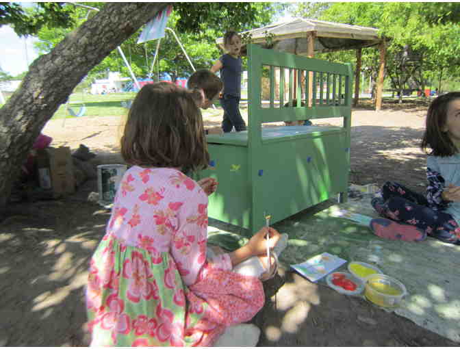 Class 2 Project- Hand painted Garden Bench