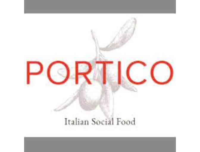 Portico Italian Social Food $75 gift card and 2 great bottles of wine!