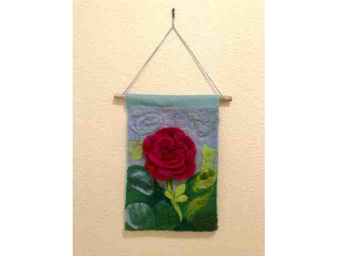 Beautiful felted tapestry by the Red Rose Kindergarten