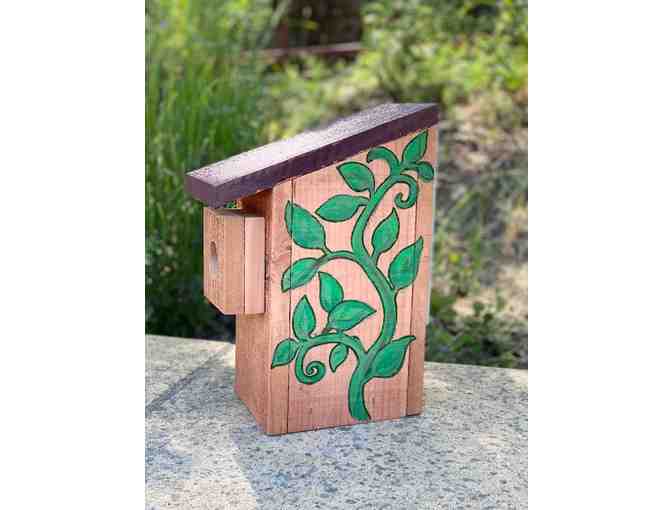 Handmade and Hand painted Bluebird Nesting Box