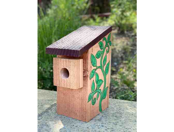 Handmade and Hand painted Bluebird Nesting Box