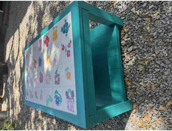 Flower Tile Mosaic Table