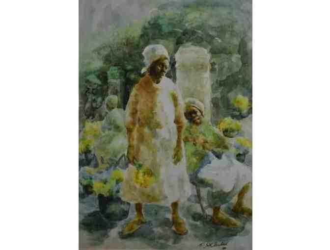Alice Scott Scandland - 'Charleston Flower Sellers