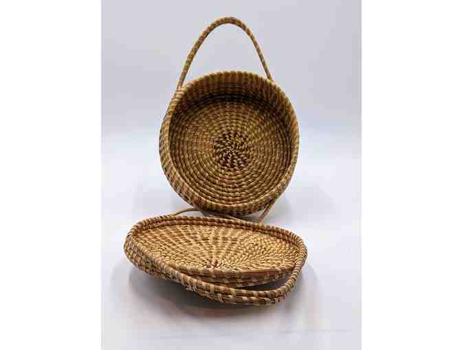 Sweetgrass Basket - Hanging canteen form