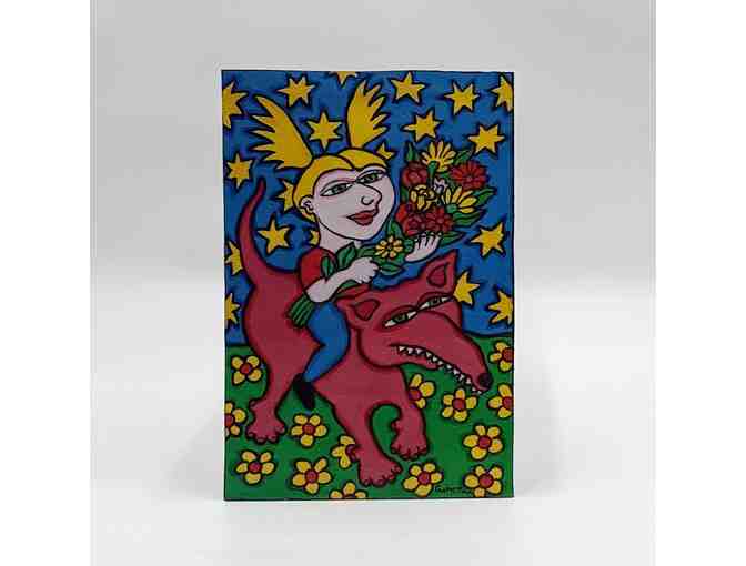 David Cedrone - Pair of Whimsical World Magnets