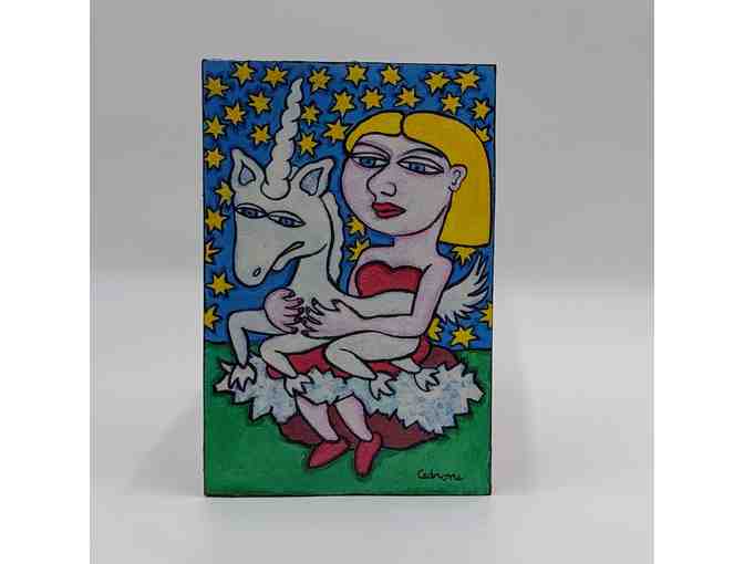 David Cedrone - Pair of Whimsical World Magnets