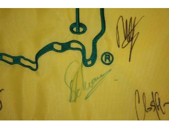 Charl Schwartzel Autographed Masters Tournament Flag