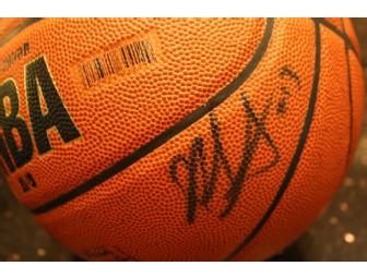 Houston Rockets Team Autographed Basketball and Kevin Martin Autographed Photo