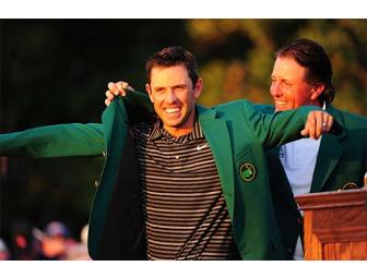 Charl Schwartzel Autographed Masters Tournament Flag