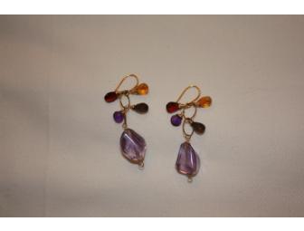Amethyst Drop Earrings