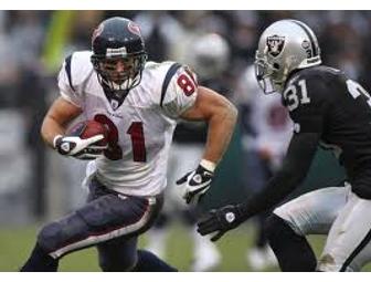 Owen Daniels Autographed Football